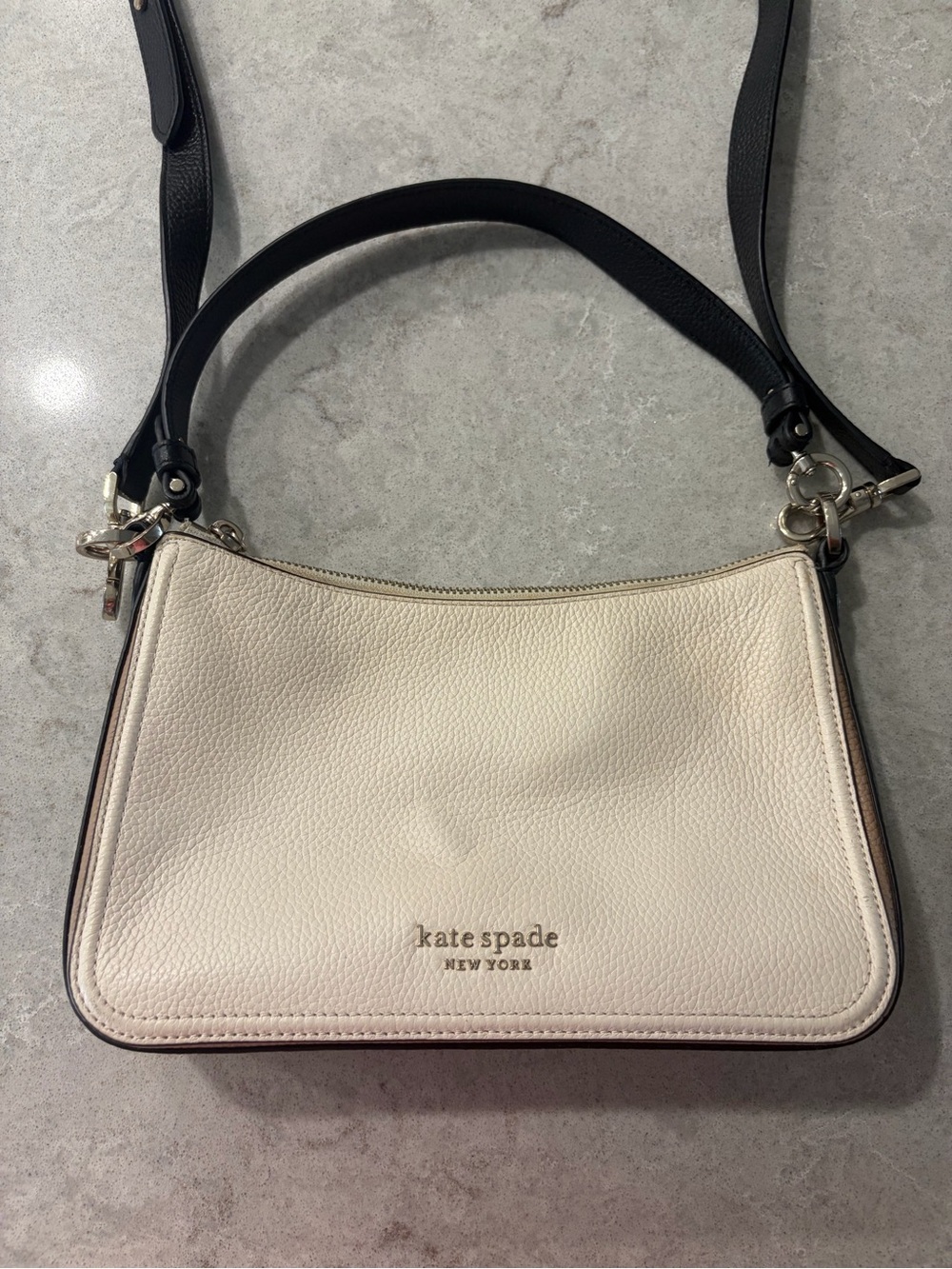 KATE SPADE HUDSON COLORBLOCKED MEDIUM CONVERTIBLE CROSSBODY HANDBAG - Picture 6 of 12